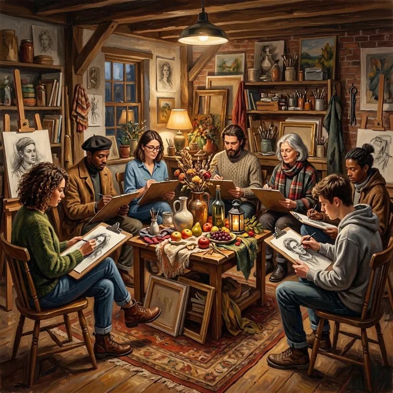 Artist Talk & Sketching Session